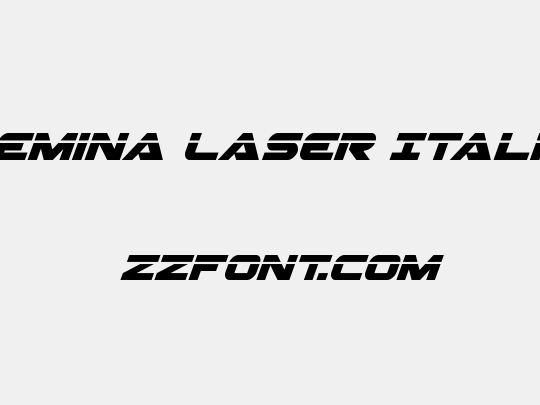 Gemina Laser Italic