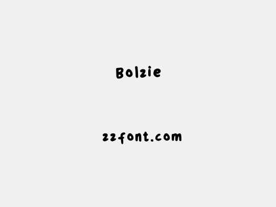 Bolzie