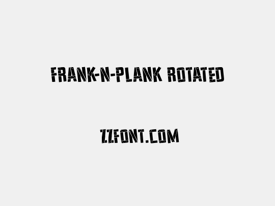 Frank-n-Plank Rotated