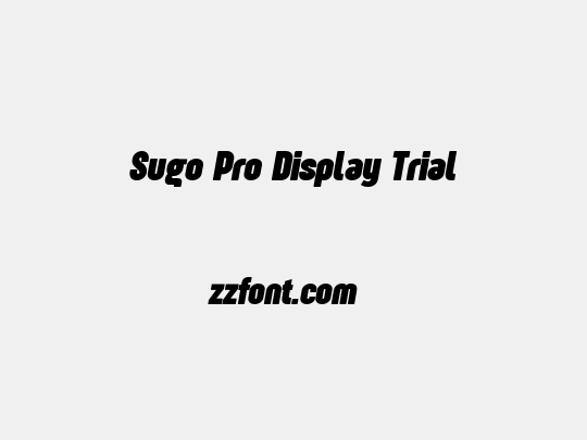 Sugo Pro Display Trial