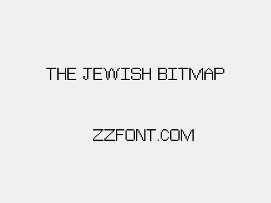 The Jewish Bitmap