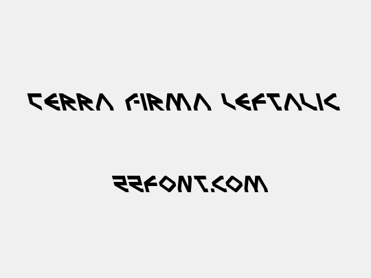 Terra Firma Leftalic