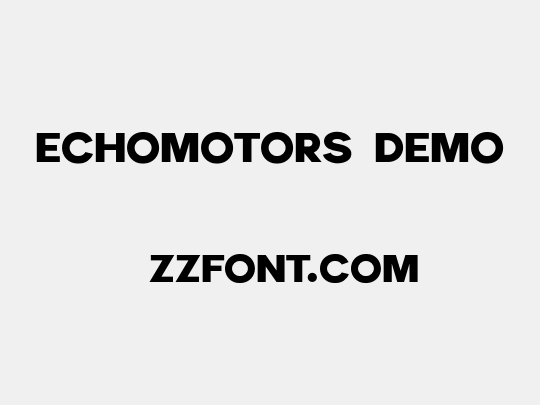 Echomotors Demo