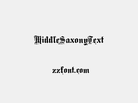 MiddleSaxonyText