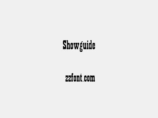 Showguide