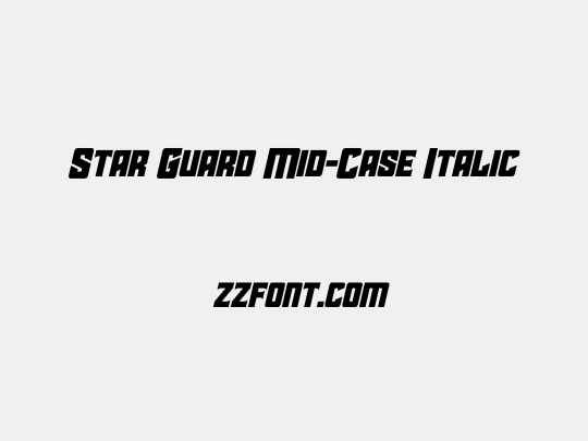 Star Guard Mid-Case Italic