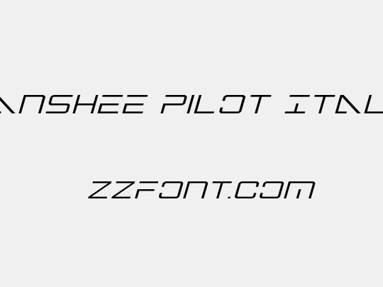 Banshee Pilot Italic
