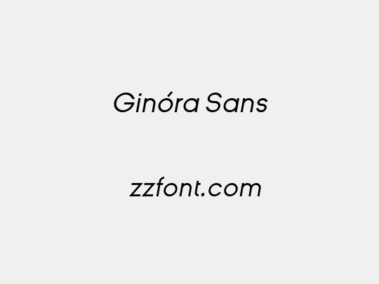 Ginóra Sans