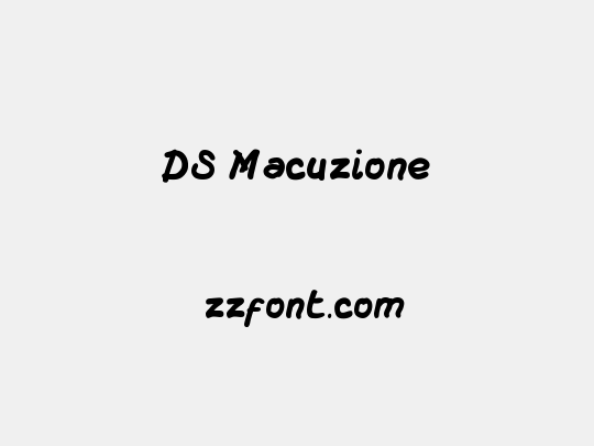 DS Macuzione