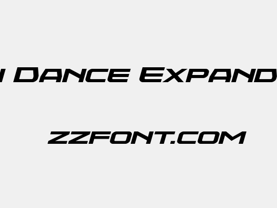 Neutron Dance Expanded Italic