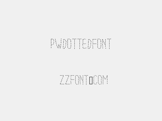 PWDottedFont