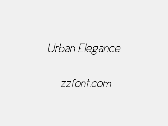 Urban Elegance