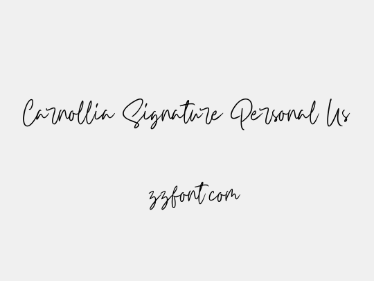 Carnollia Signature Personal Us