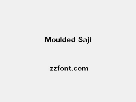 Moulded Saji