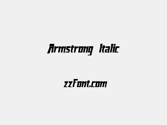 Armstrong Italic