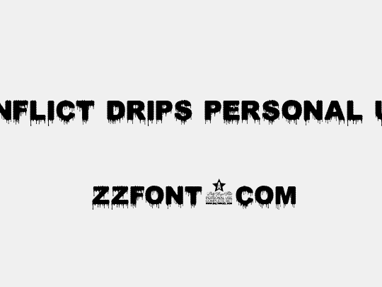 CONFLICT DRIPS PERSONAL USE