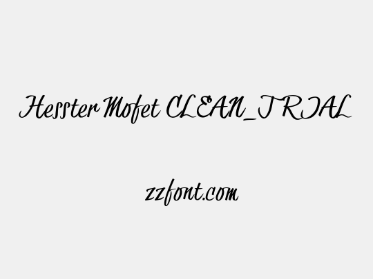 Hesster Mofet CLEAN_TRIAL