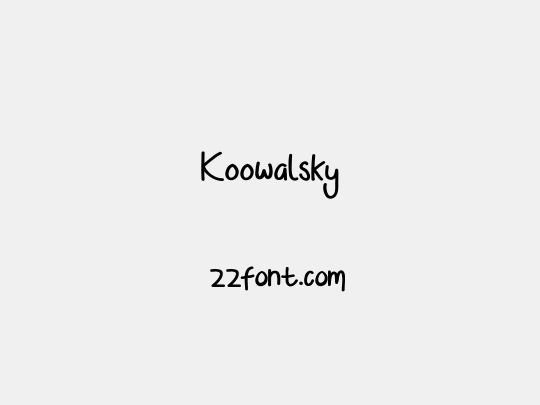 Koowalsky