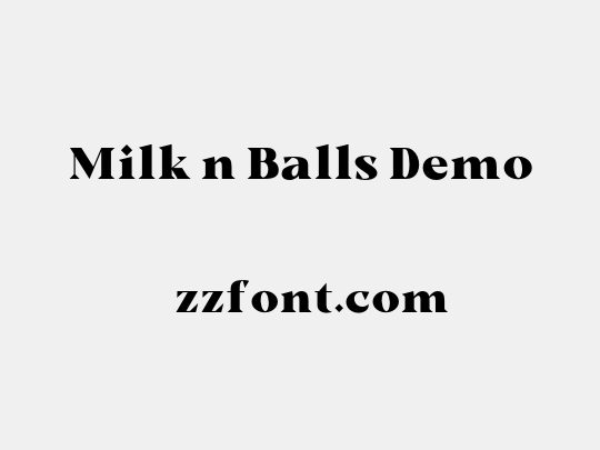 Milk n Balls Demo
