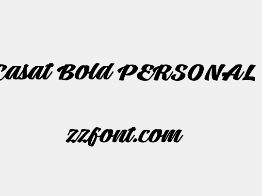 Tall Casat Bold PERSONAL USE