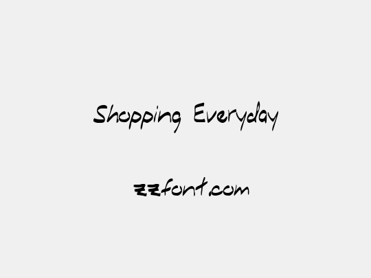 Shopping Everyday