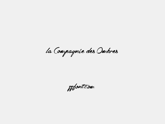la Compagnie des Ombres