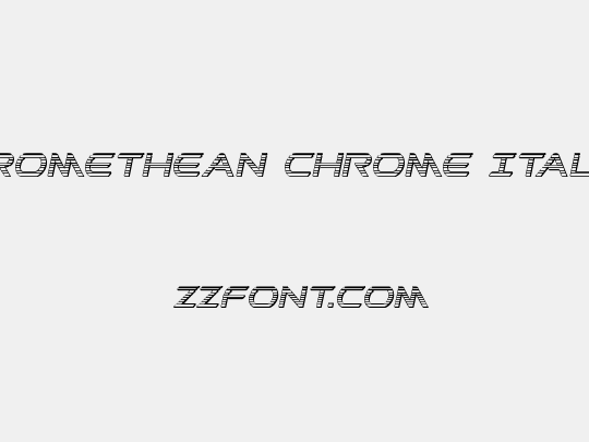 Promethean Chrome Italic