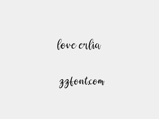 love erlia