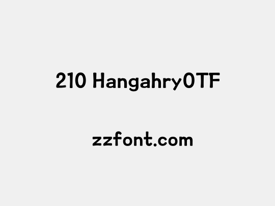 210 HangahryOTF
