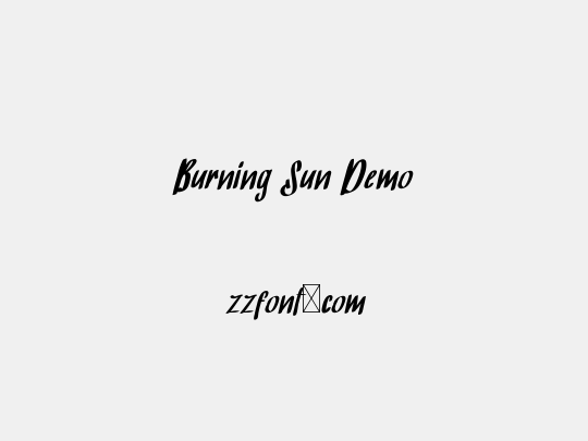 Burning Sun Demo