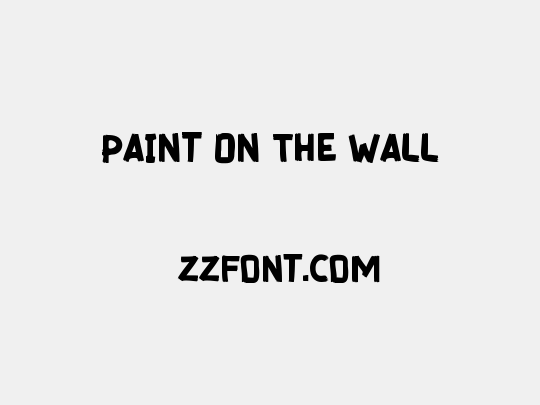 Paint On The Wall