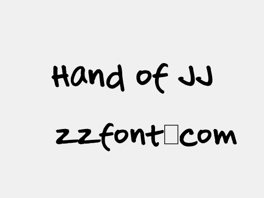 Hand of JJ