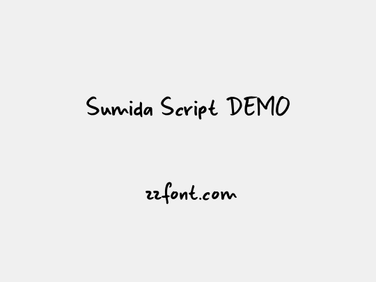 Sumida Script DEMO