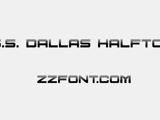U.S.S. Dallas Halftone