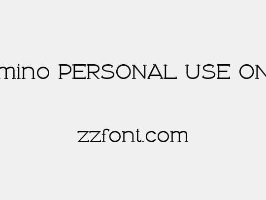Tomino PERSONAL USE ONLY