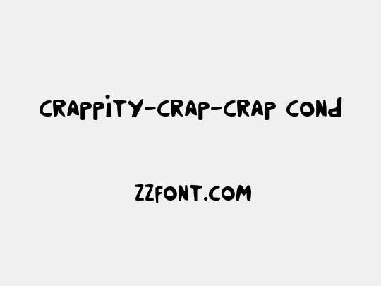 Crappity-Crap-Crap Cond