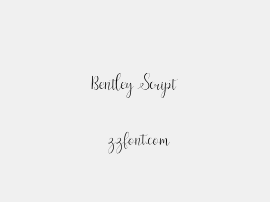 Bentley Script