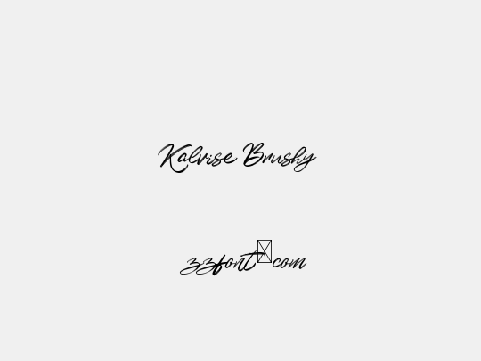Kalvise Brushy
