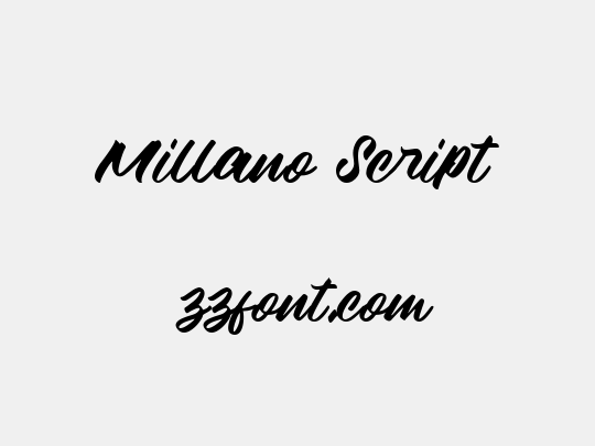 Millano Script