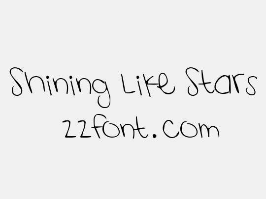 Shining Like Stars