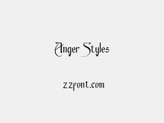 Anger Styles