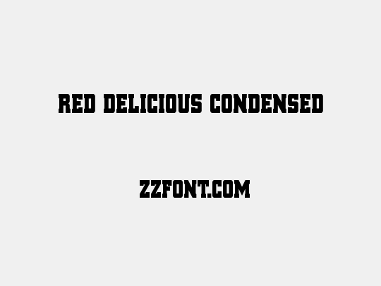 Red Delicious Condensed