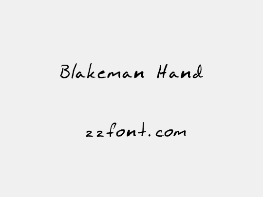 Blakeman Hand