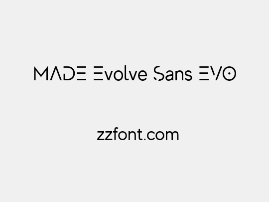 MADE Evolve Sans EVO
