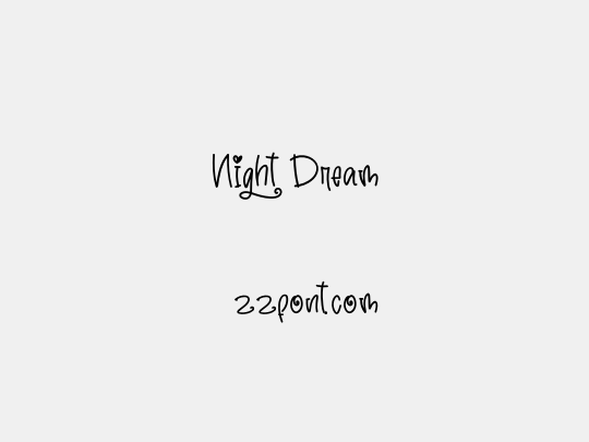 Night Dream