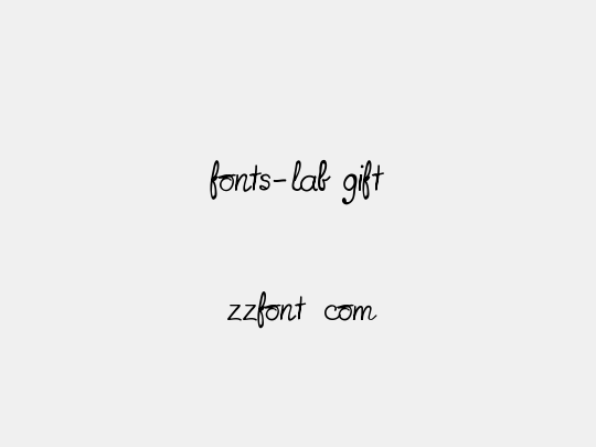 fonts-lab gift