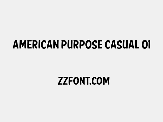 American Purpose Casual 01