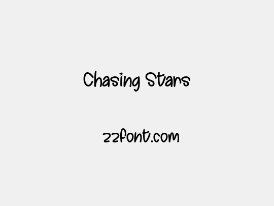 Chasing Stars