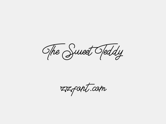 The Sweet Teddy