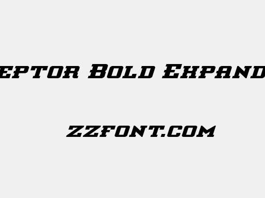 Interceptor Bold Expanded Ital